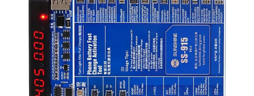 Sunshine SS915 V9.0: tobulas iOS ir Android akumuliatorių įkrovimo sprendimas